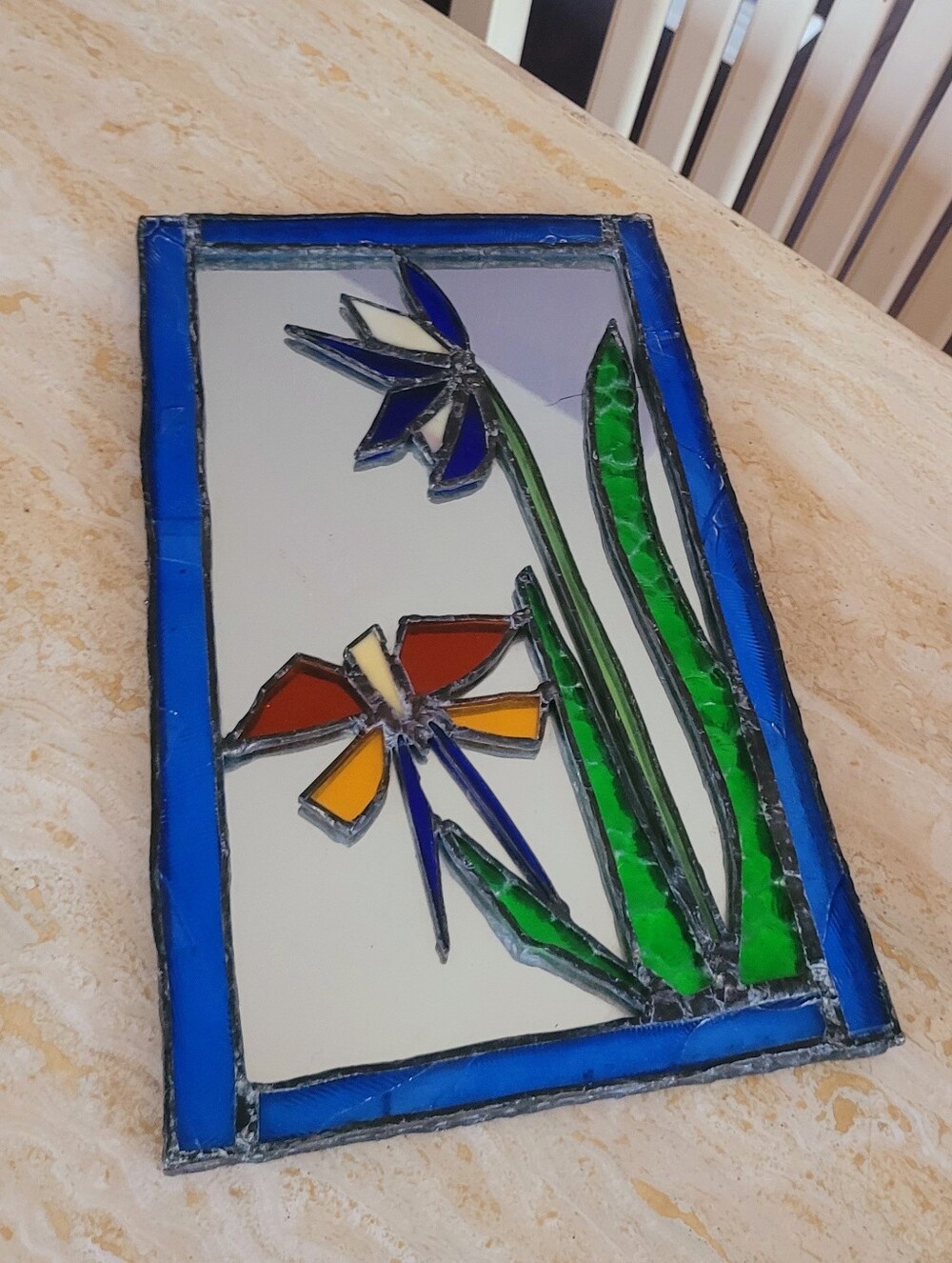 Vintahe Stained Glass Art